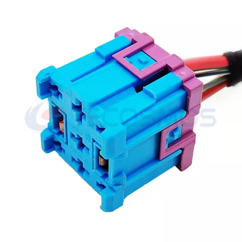 Waterproof Wire Connector Relay Panel Connection Socket Harness Plug for VW AUDI 9-pin Female 443937527 - image 4